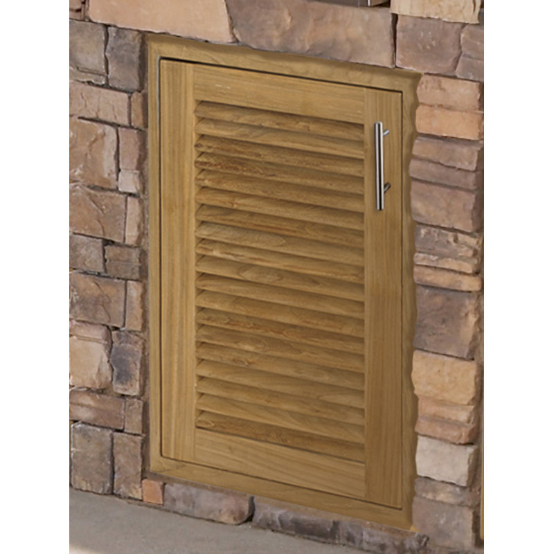Pacific Teak Millworks Louvered Single DropIn Access Door